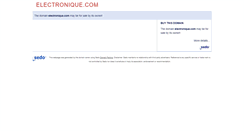 Desktop Screenshot of electronique.com